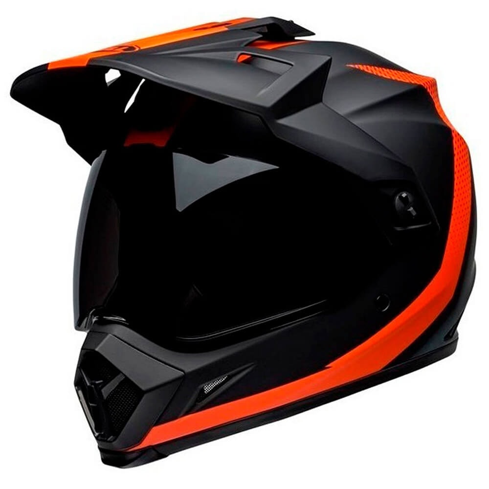 Capacete Bell Mx-9 Adventure Mips Switchback Matt Black Orange