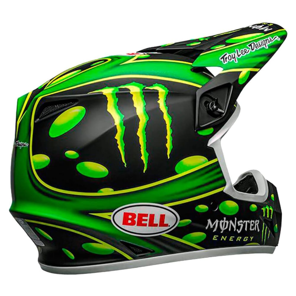 Capacete Bell Mx 9 Mips Showtime Matte Black Green