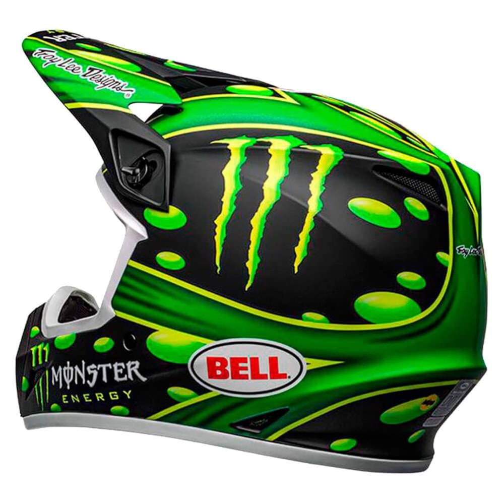 Capacete Bell Mx 9 Mips Showtime Matte Black Green