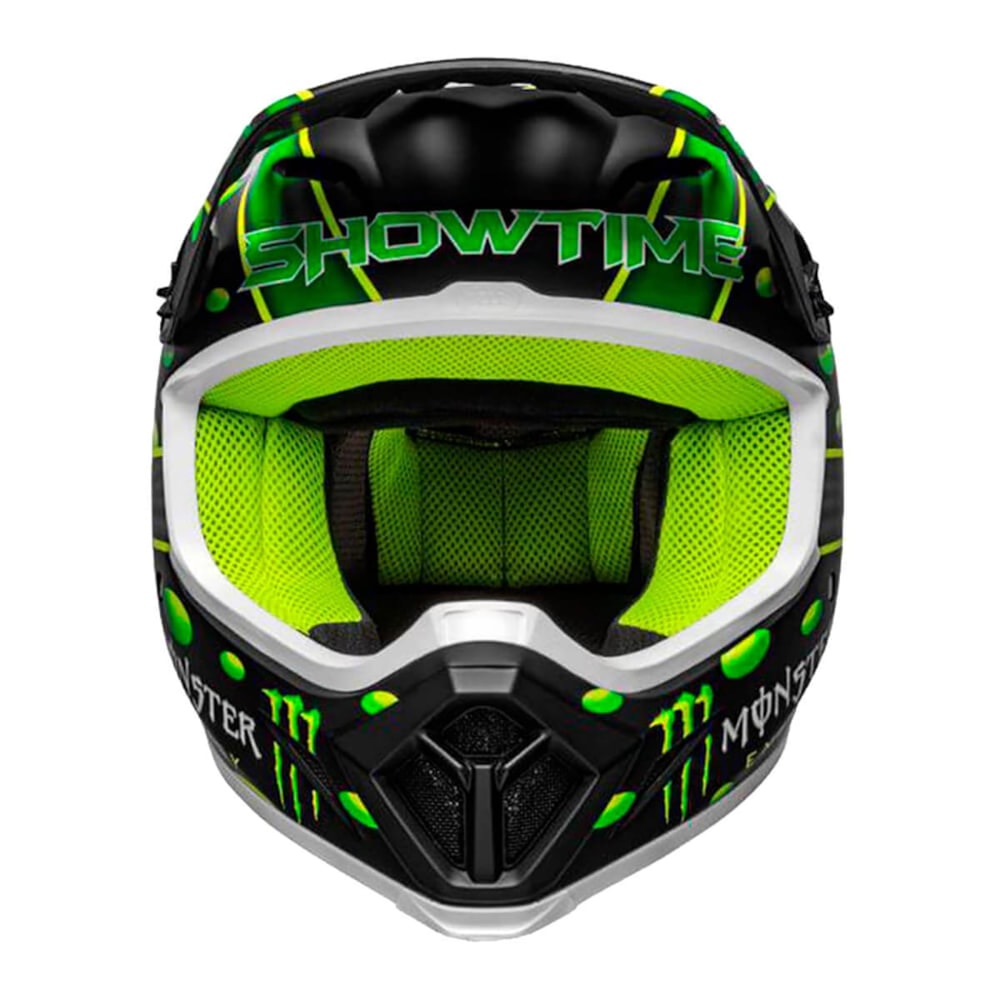 Capacete Bell Mx 9 Mips Showtime Matte Black Green