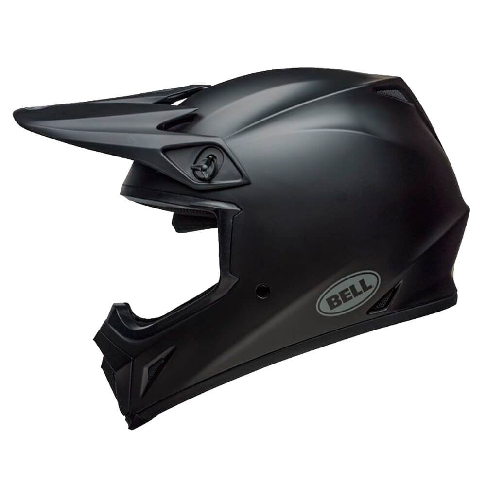 BELL MX-9 MIPS MATT BRACK オフロードヘルメット Capacete Bell Mx 9 Mips Solid Matte Black - Sacramento