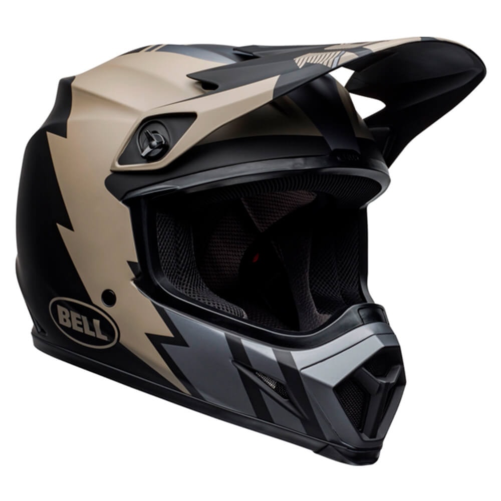 Capacete Bell Mx 9 Mips Strike Matte Khaki Black