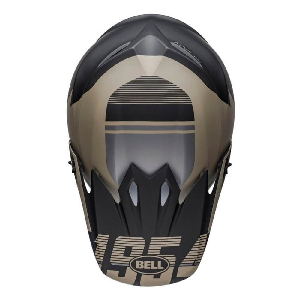 Capacete Bell Mx 9 Mips Strike Matte Khaki Black