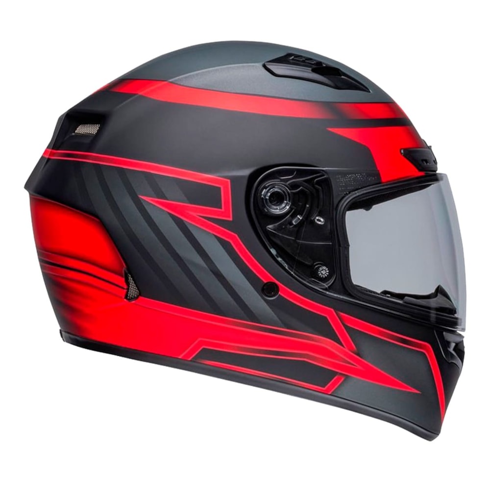 Capacete Bell Qualifier Dlx Mips Raiser Matte Black Crimson