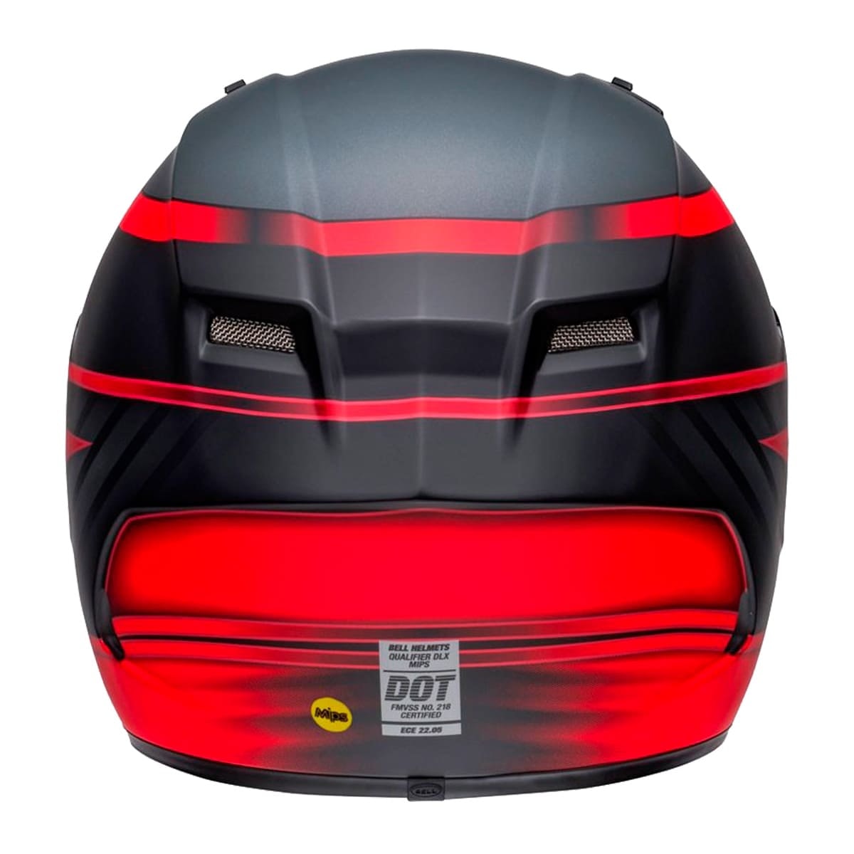 Capacete Bell Qualifier Dlx Mips Raiser Matte Black Crimson