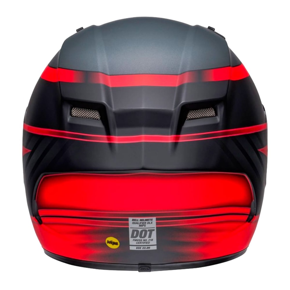 Capacete Bell Qualifier Dlx Mips Raiser Matte Black Crimson