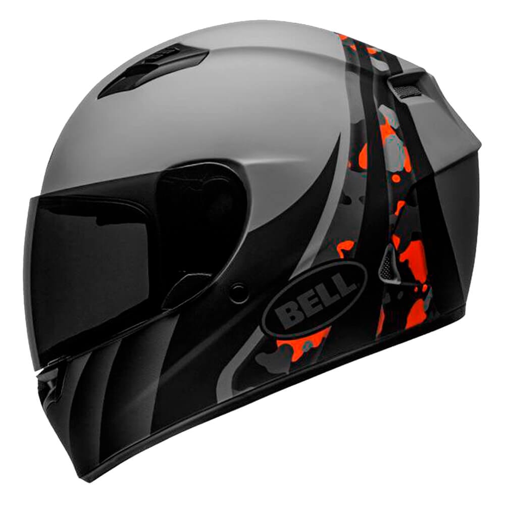 Capacete Bell Qualifier Integrity Matte Grey Orange Camo - Sacramento