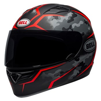 Capacete Bell Qualifier Stealth Camo Matte Black Red