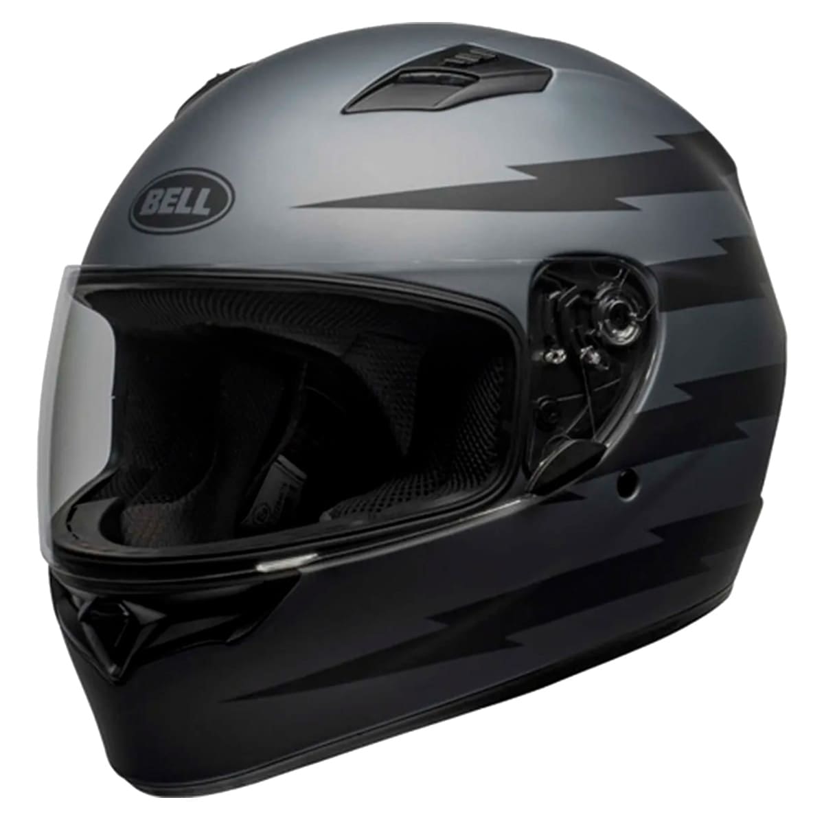 Capacete Bell Qualifier Z-Ray Matte Gray Black - Sacramento