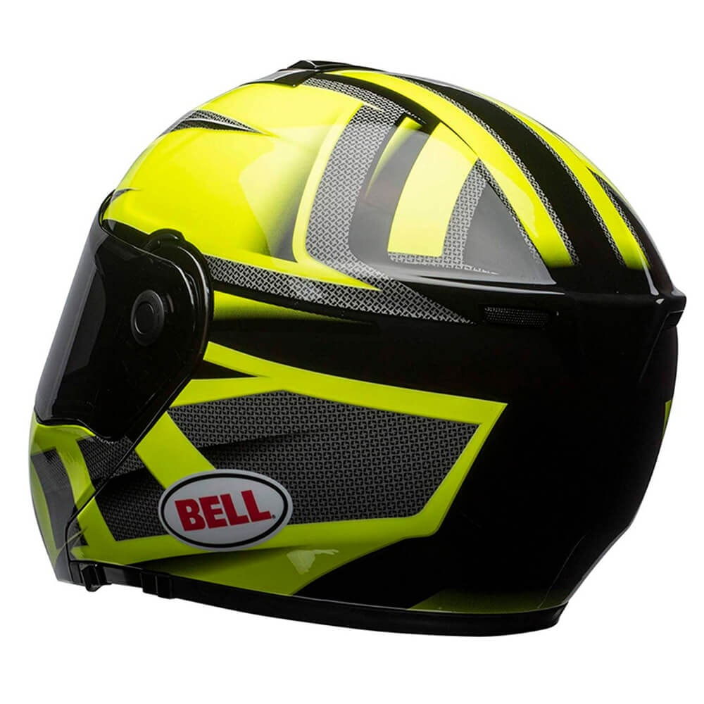 Capacete Bell SRT Modular Hi Viz Green Black