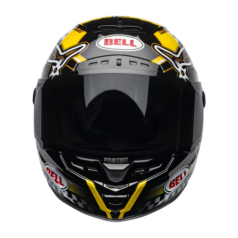 Capacete Bell Star Dlx Mips Isle Of Man Black Yellow