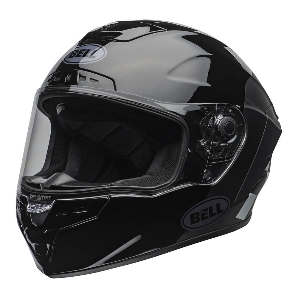 Capacete Bell Star Dlx Mips Lux Checkers Matte Gloss Black