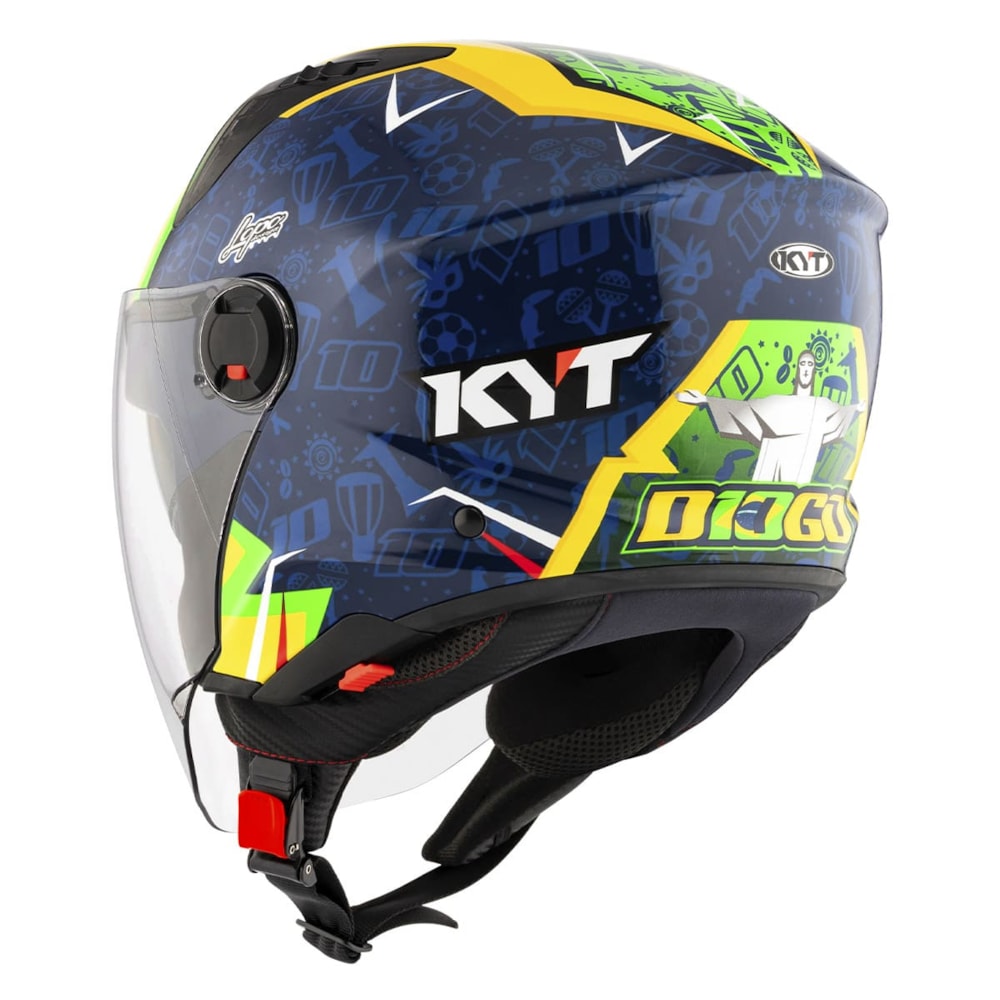 Capacete KYT D-CITY Diogo Moreira 2024 Replica