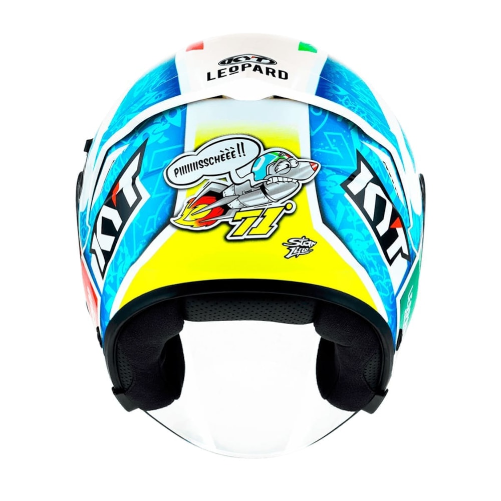 Capacete KYT NF-J Dennis Foggia Misano 2021 Replica