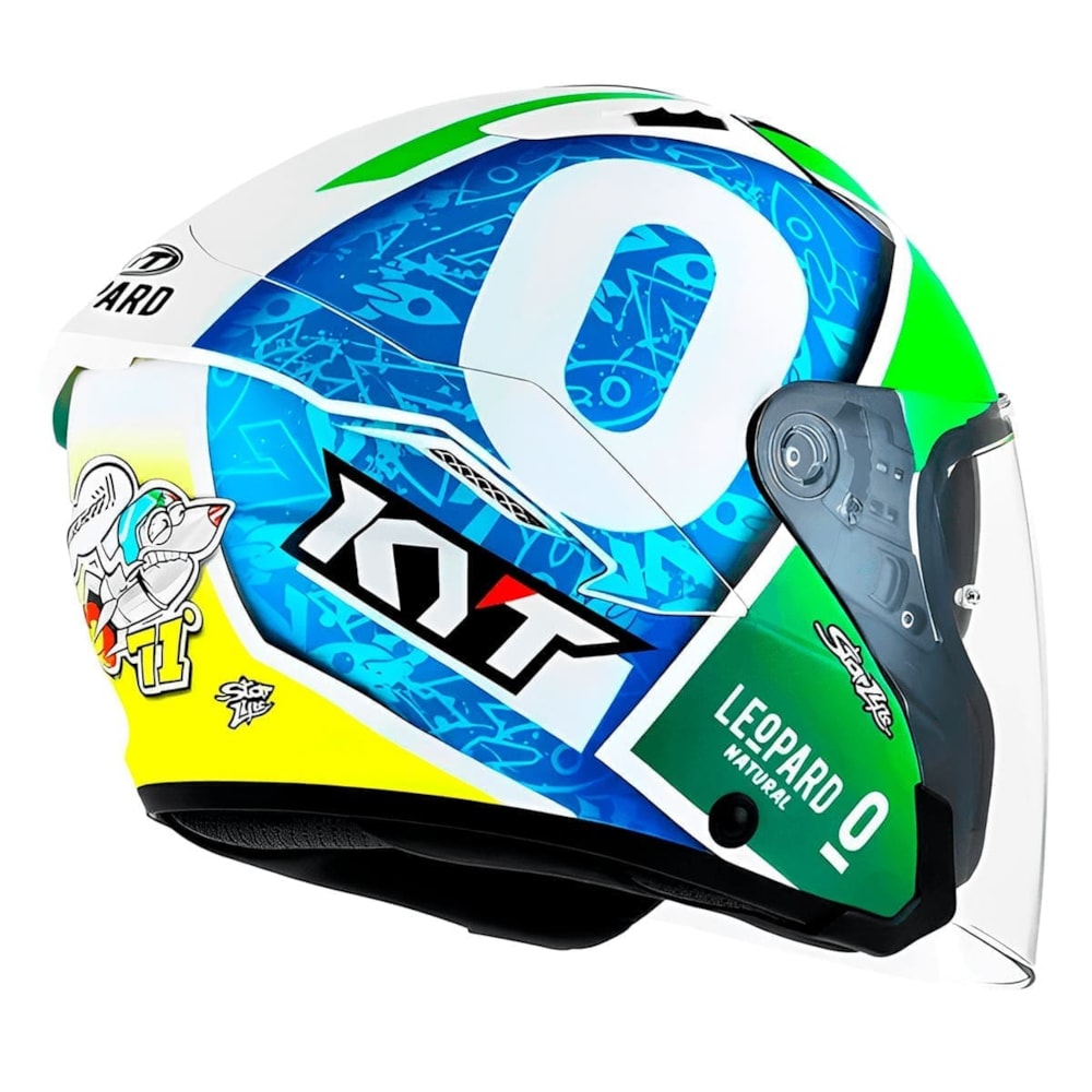 Capacete KYT NF-J Dennis Foggia Misano 2021 Replica