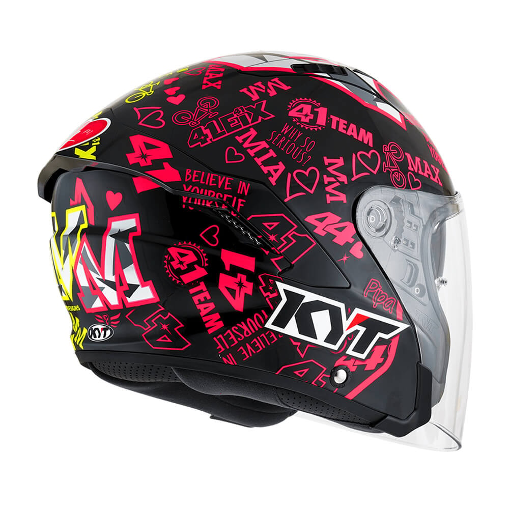 Kyt Nfj Espargaro Replica Kyt Half Face Espargaro Capacete KYT NF