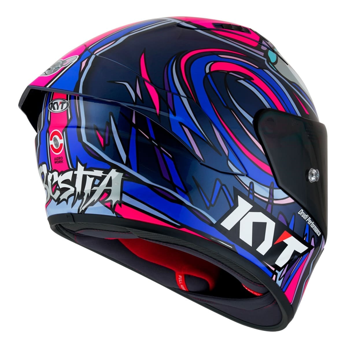 Capacete KYT Nz-Race Bastianini Replica - Sacramento Capacete KYT Nz-Race Bastianini Replica - Sacramento