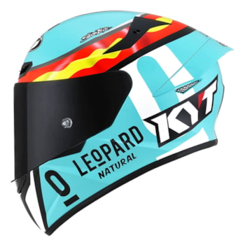 Capacete KYT TT-COURSE Jaume Masia Leopard Spain Replica