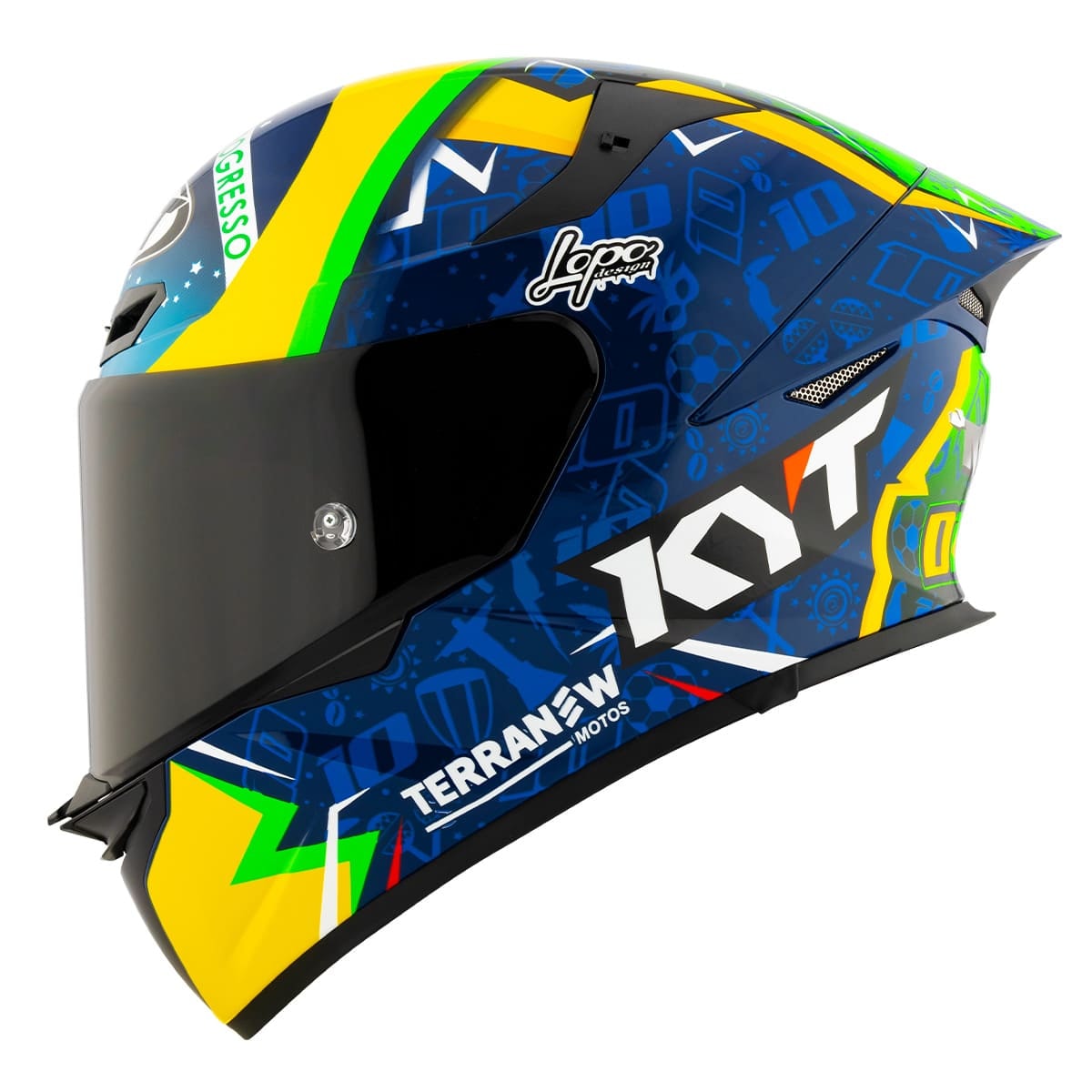 Capacete KYT TT-REVO Enea Indonesia Replica 2023 - Sacramento