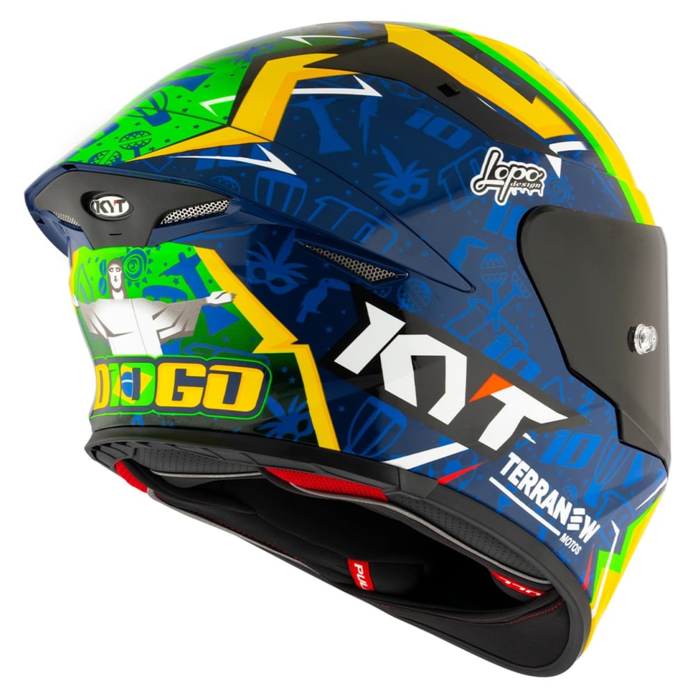 Capacete KYT TT-REVO Diogo Moreira 2024 Replica