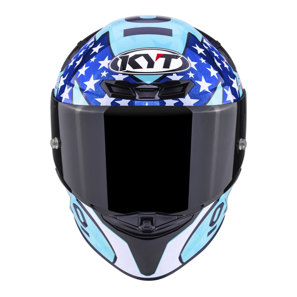 Capacete KYT TT-REVO Leopard Americas Replica