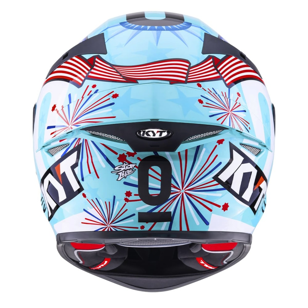 Capacete KYT TT-REVO Leopard Americas Replica