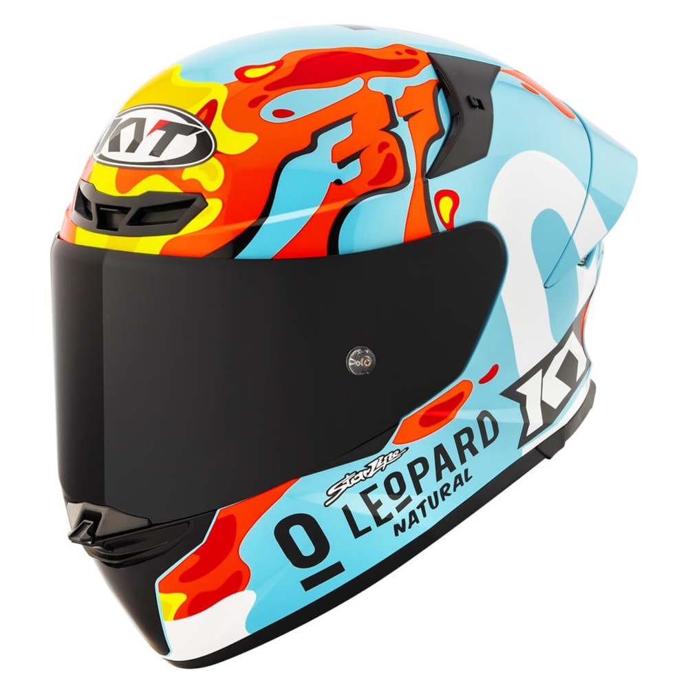 Capacete KYT TT-REVO Leopard Aragon Replica