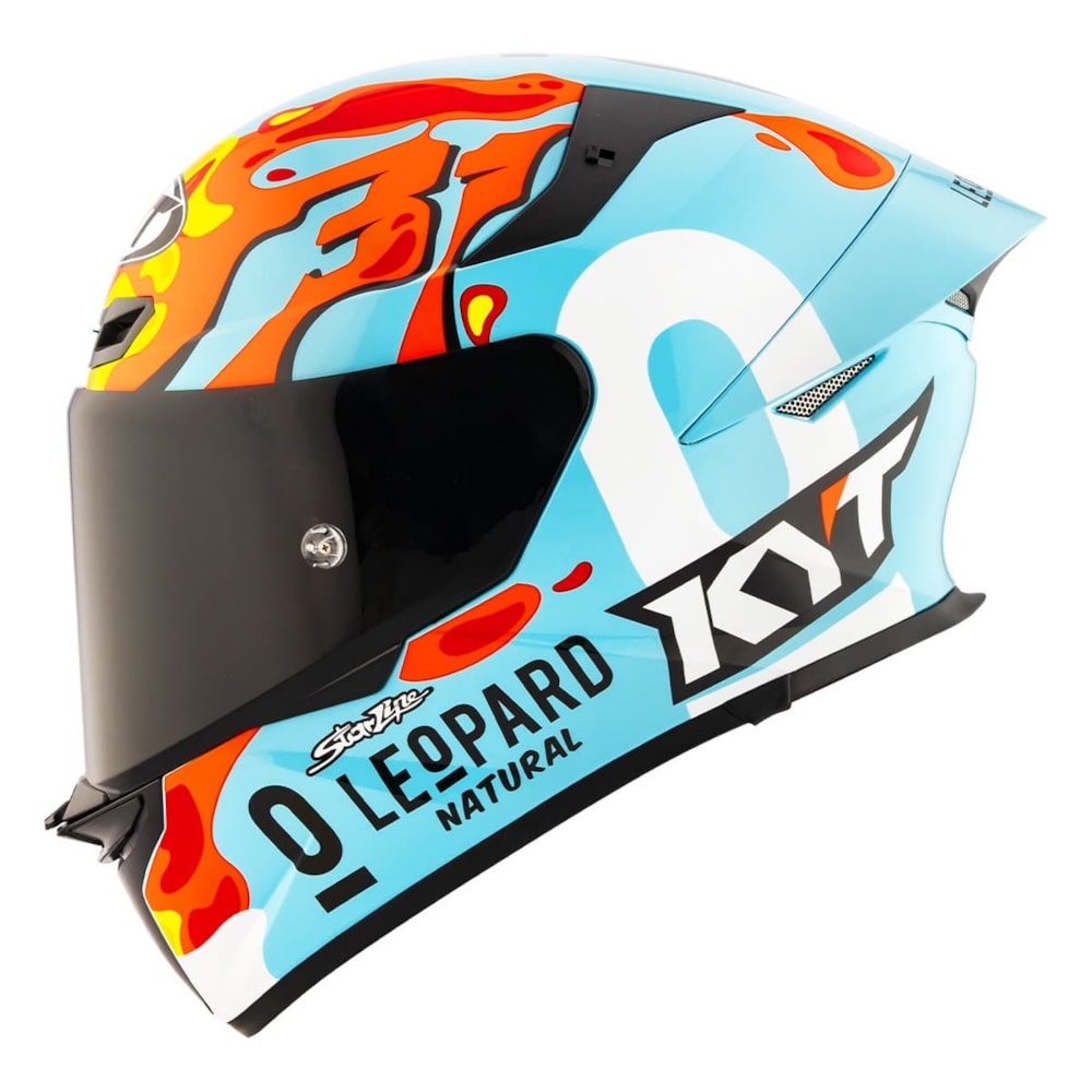 Capacete KYT TT-REVO Leopard Aragon Replica