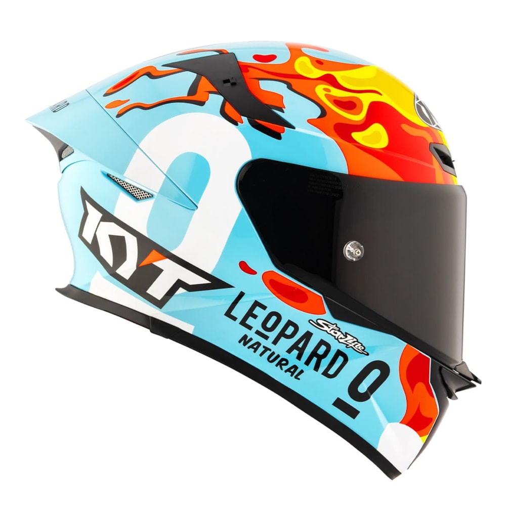 Capacete KYT TT-REVO Leopard Aragon Replica