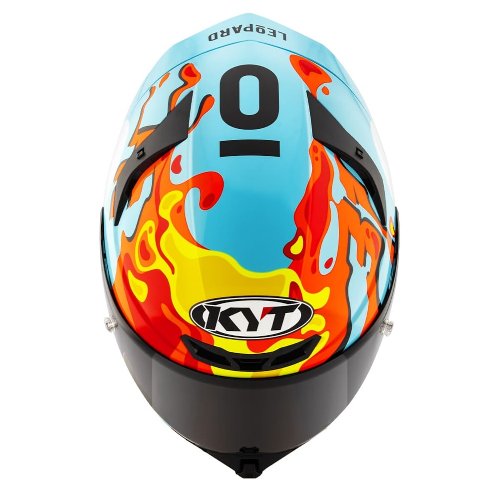 Capacete KYT TT-REVO Leopard Aragon Replica