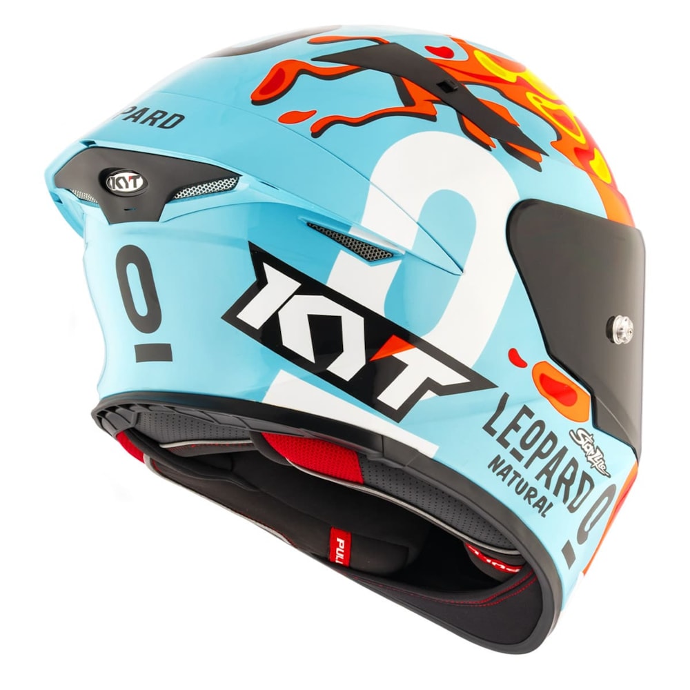 Capacete KYT TT-REVO Leopard Aragon Replica