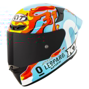 Capacete KYT TT-REVO Leopard Aragon Replica