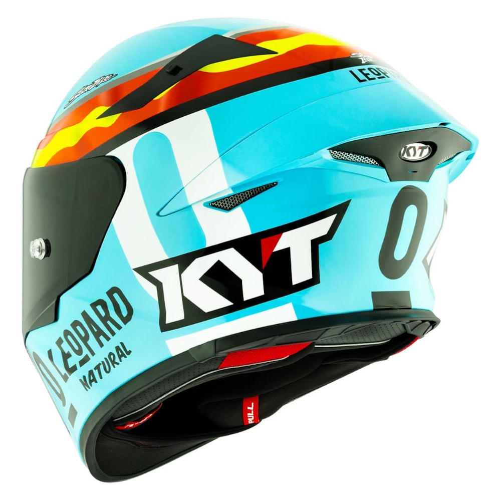 Capacete KYT TT-REVO Leopard Spaniard Replica