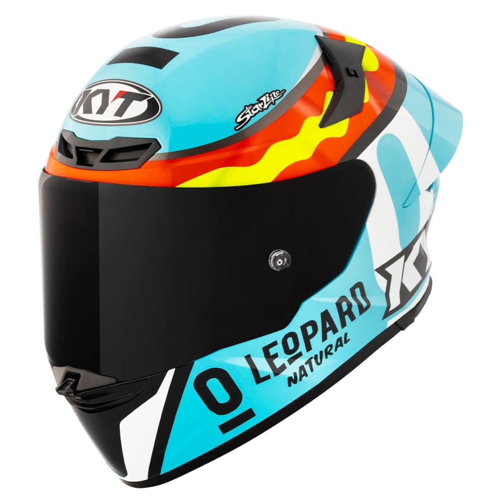 Capacete KYT TT-REVO Leopard Spaniard Replica