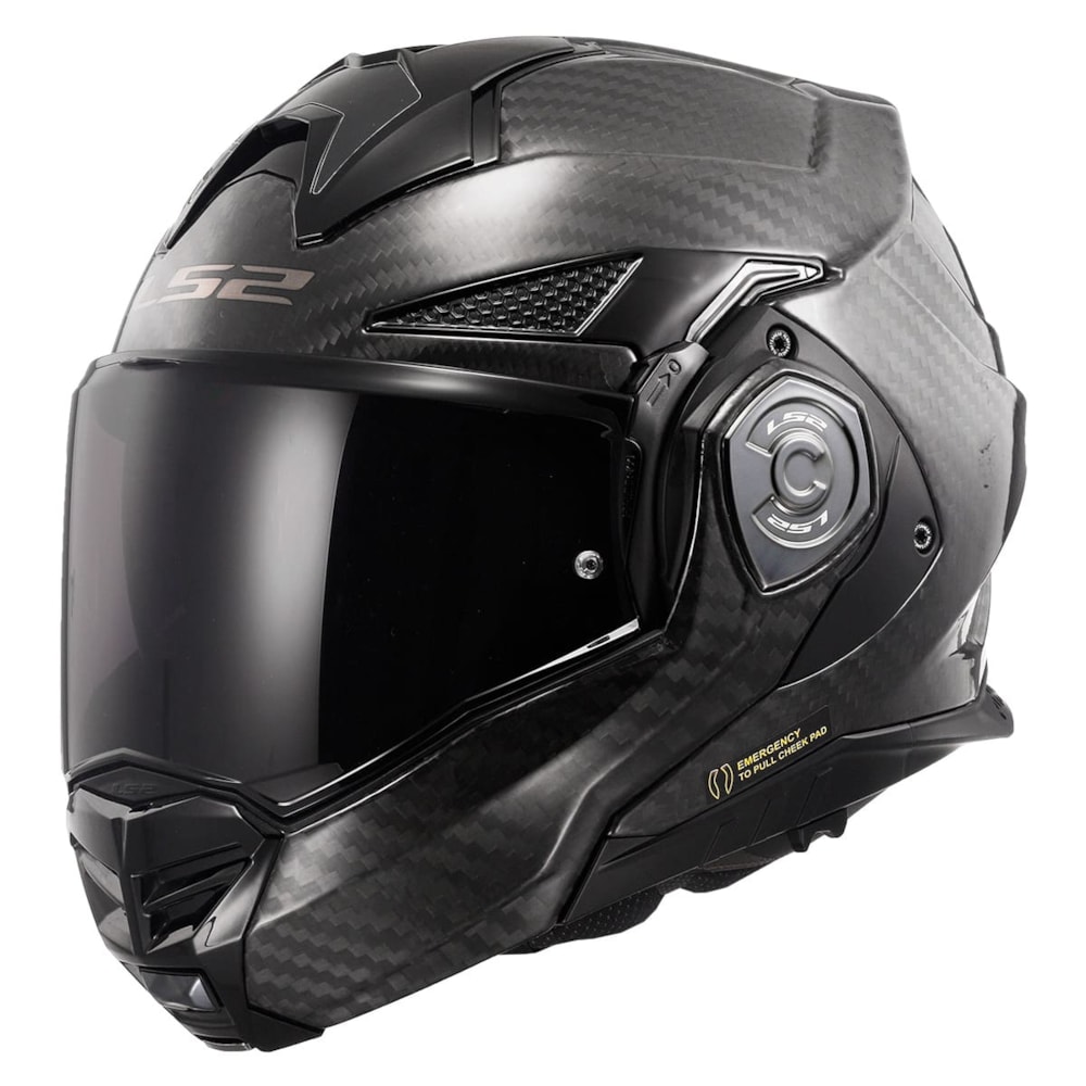 Capacete LS2 Advant X Carbon FF901 Solid Carbon