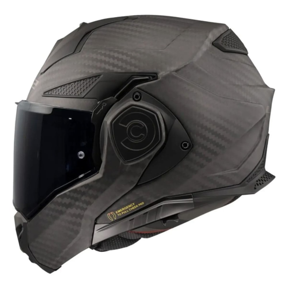 Capacete LS2 Advant X Carbon FF901 Solid Carbon