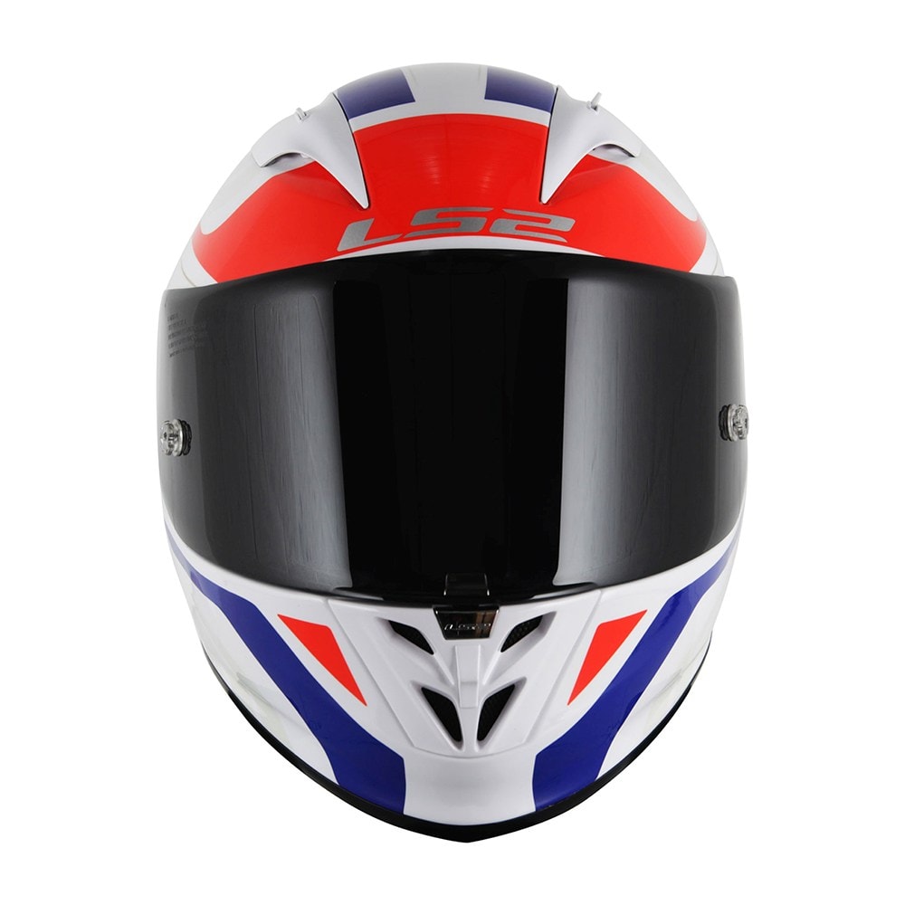 Capacete LS2 Arrow R FF323 Burner Branco/Vermelho/Azul