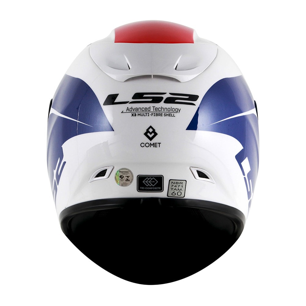 Capacete LS2 Arrow R FF323 Comet Branco/Azul