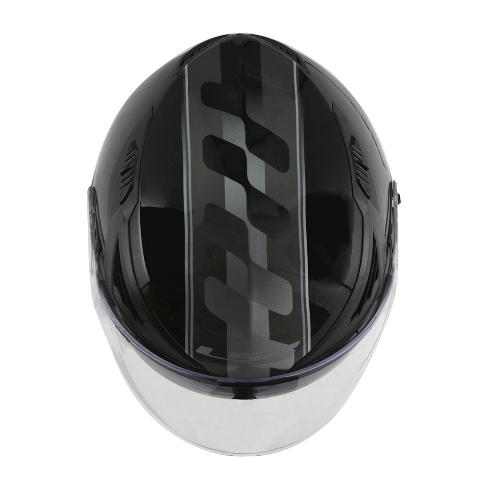 Capacete LS2 Bishop OF586 Atom Preto/Titanium