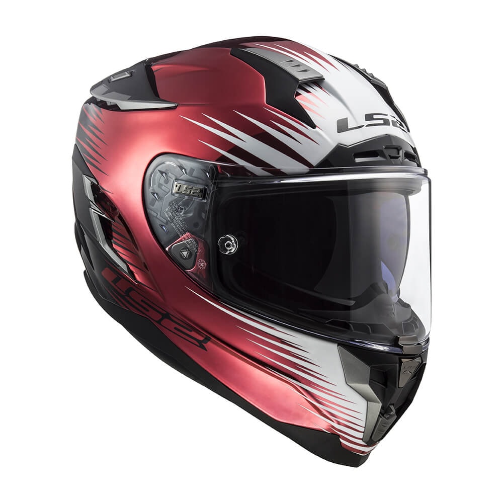 Capacete LS2 Challenger FF327 Magic Wineberry Black