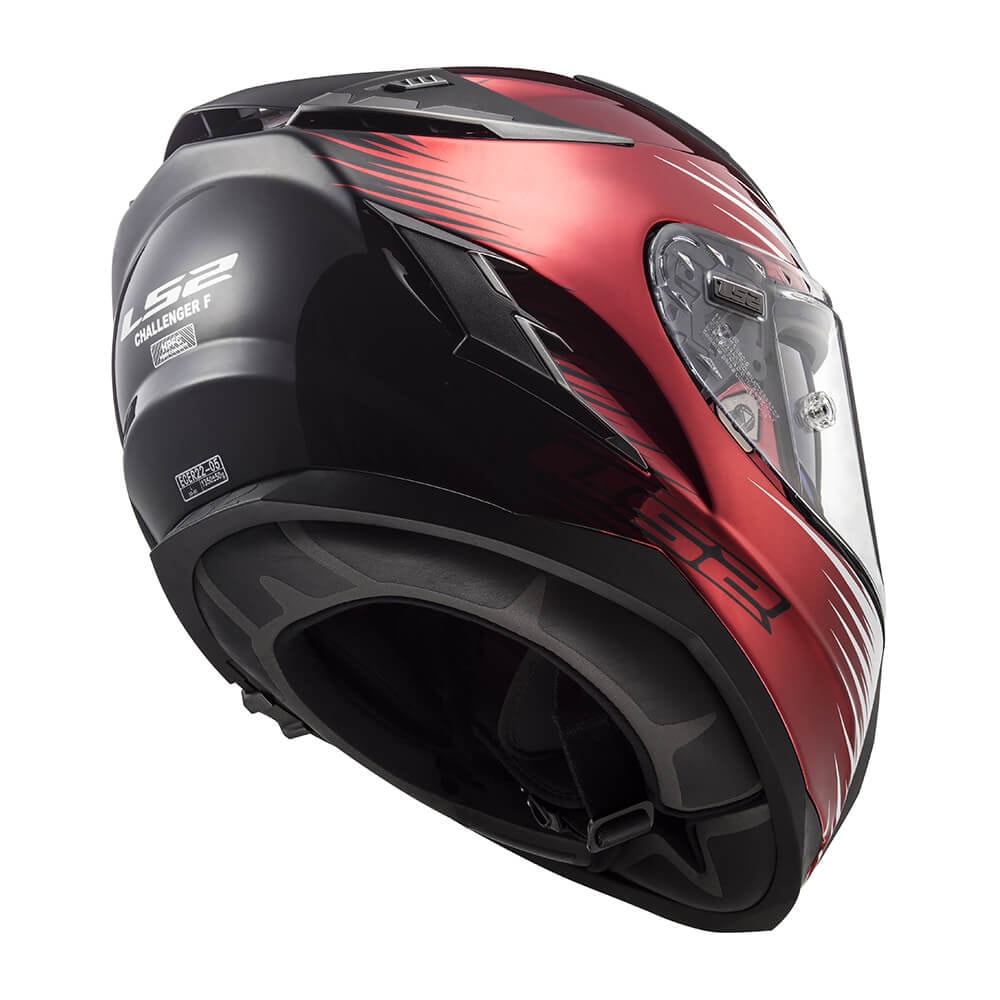 Capacete LS2 Challenger FF327 Magic Wineberry Black