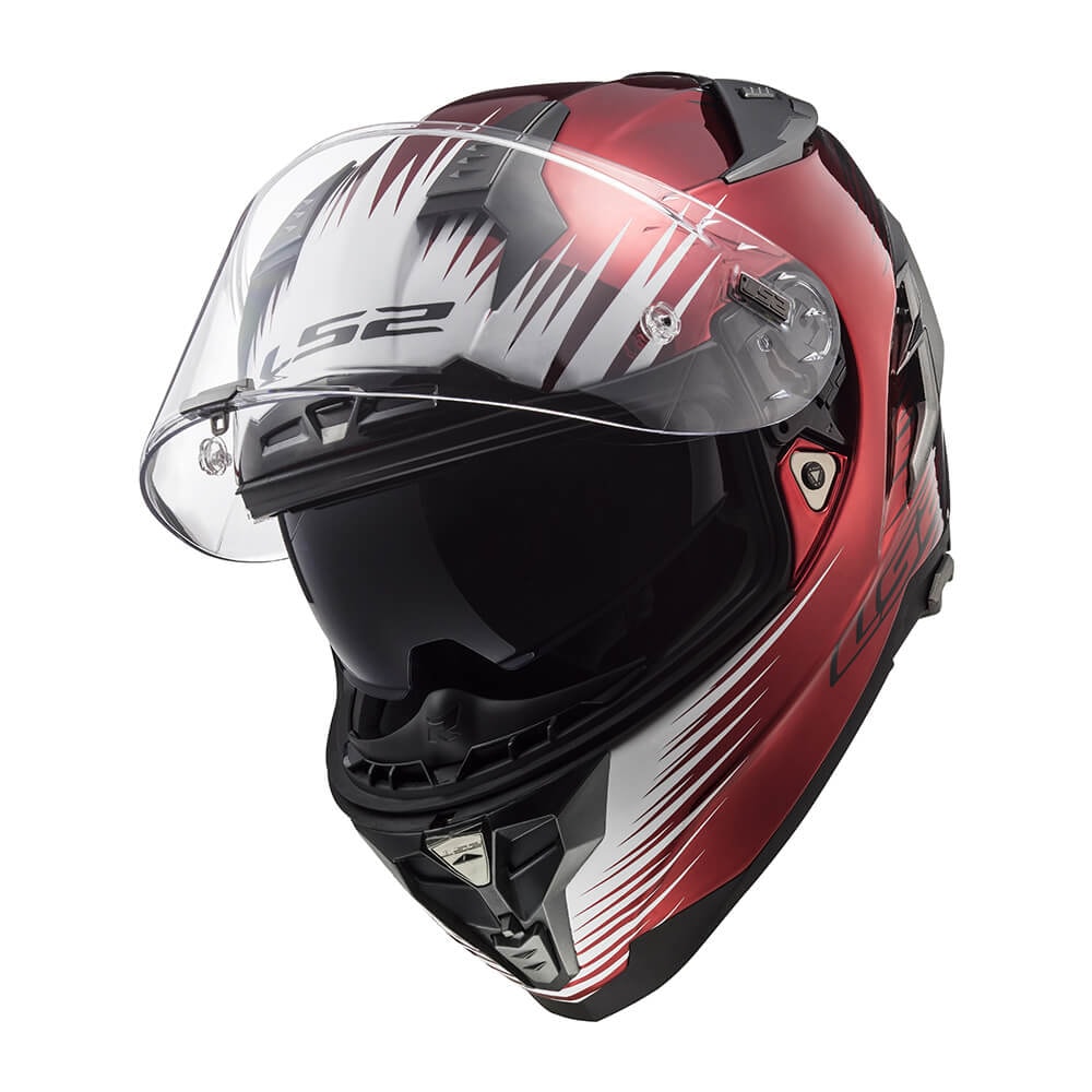 Capacete LS2 Challenger FF327 Magic Wineberry Black