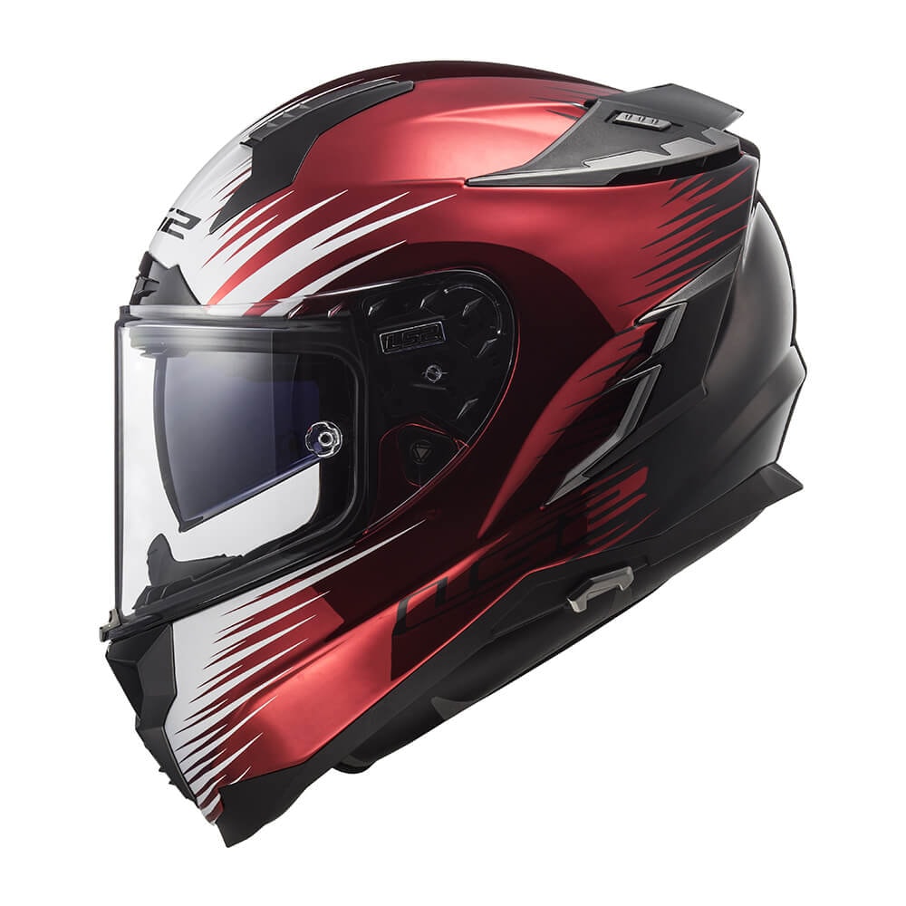 Capacete LS2 Challenger FF327 Magic Wineberry Black