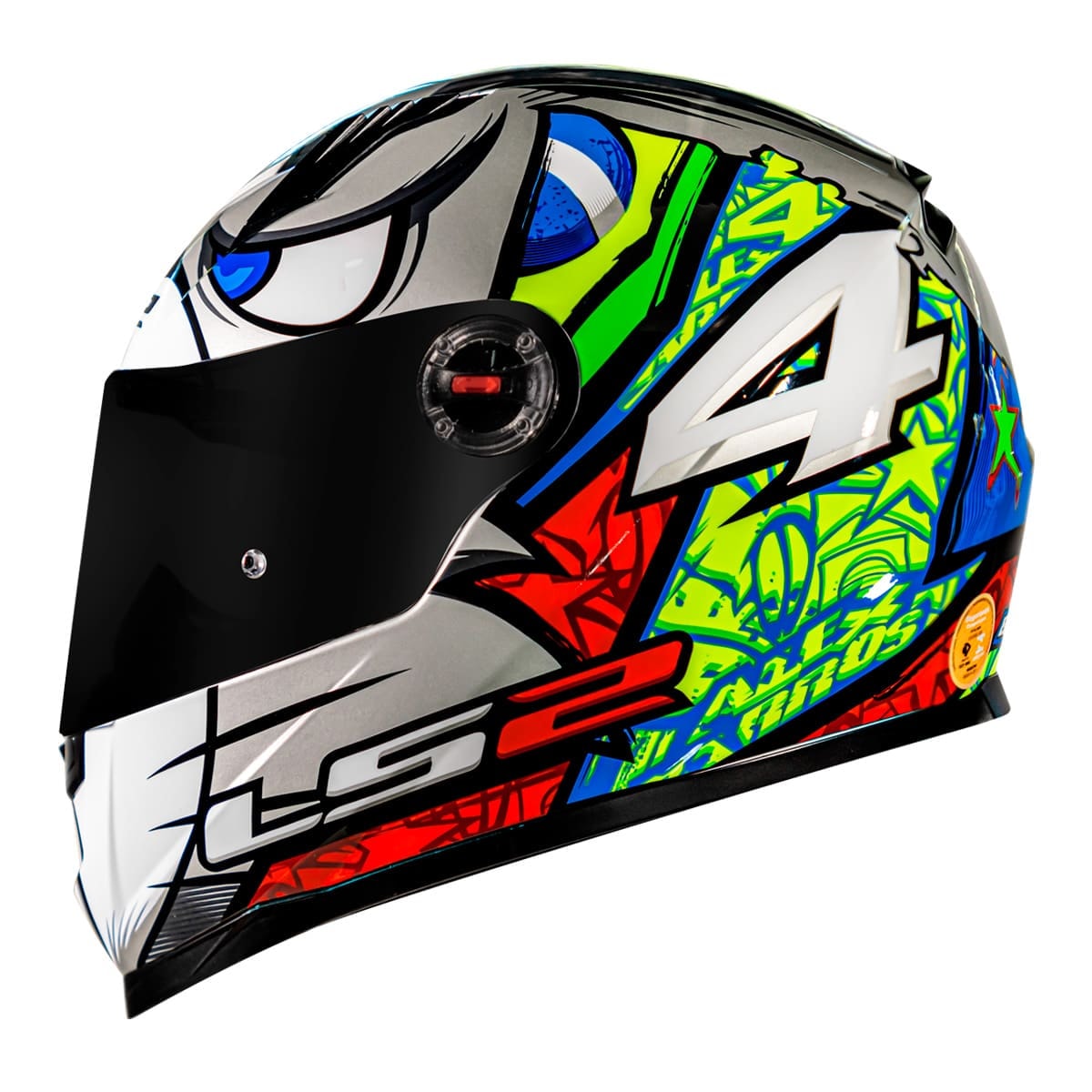 Capacete LS2 Classic FF358 Alex Barros Replica