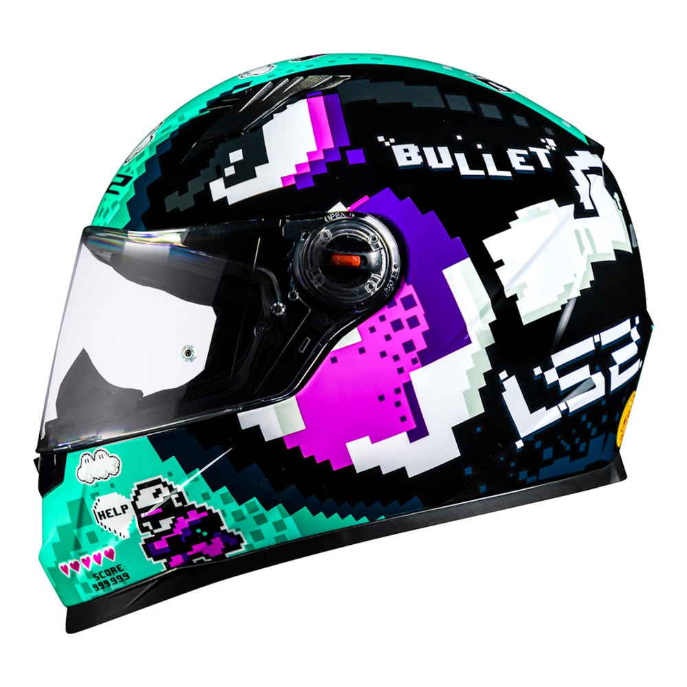 Capacete LS2 Classic FF358 Bullet