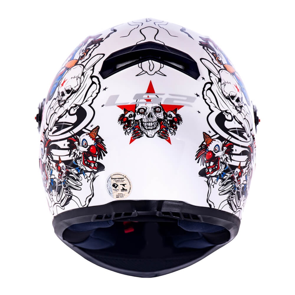 Capacete LS2 Classic FF358 Crazy Clown