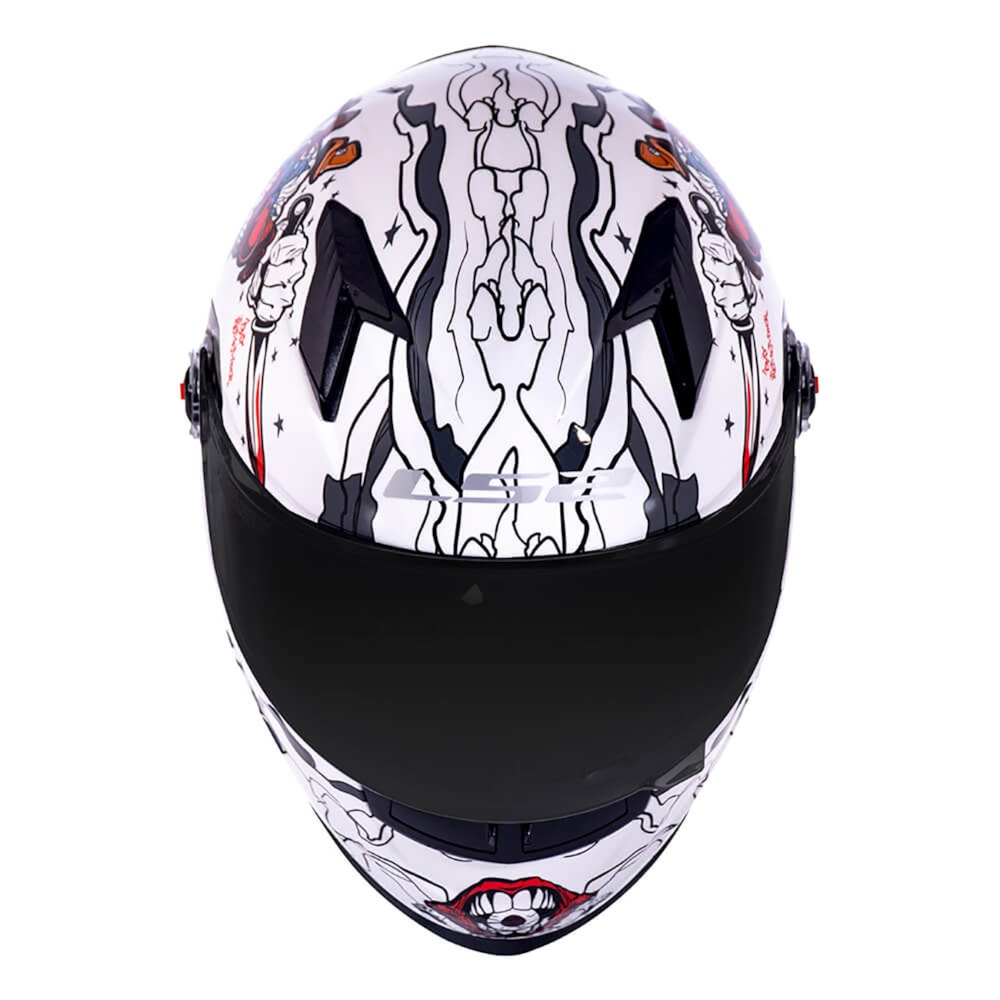 Capacete LS2 Classic FF358 Crazy Clown