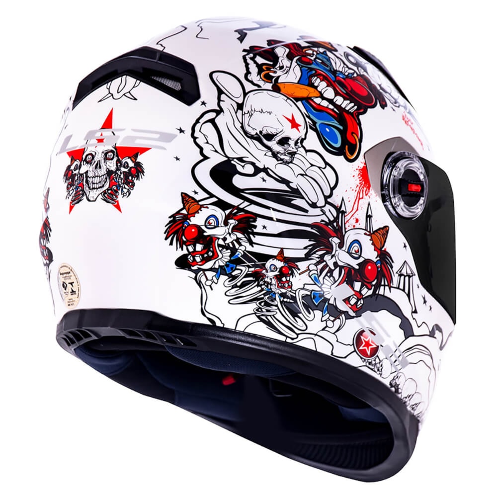 Capacete LS2 Classic FF358 Crazy Clown