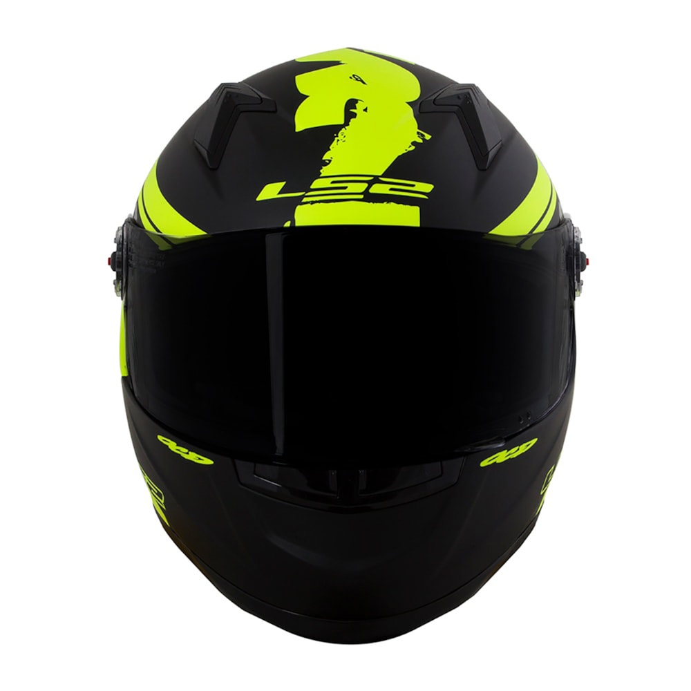 Capacete LS2 Classic FF358 Fluo Yellow