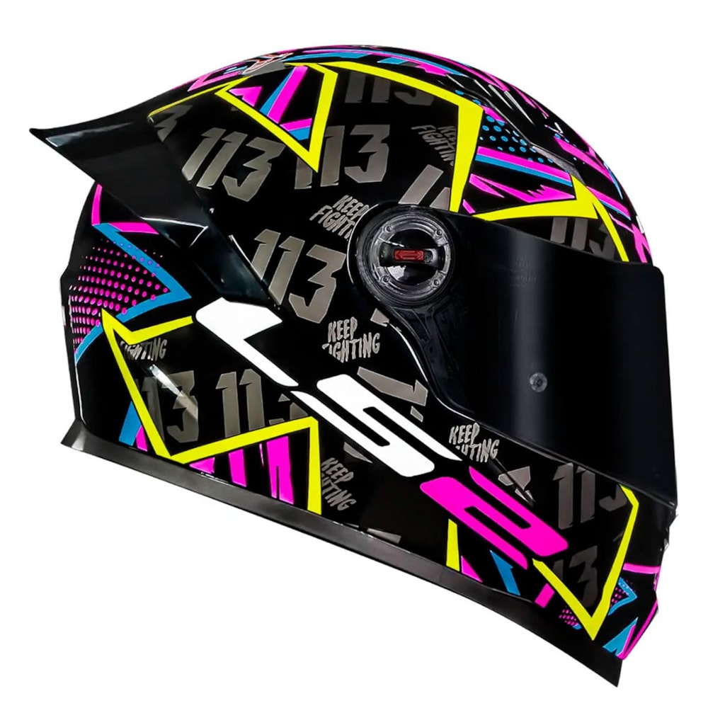 Capacete LS2 Classic S FF358 Rafael Paschoalin Réplica